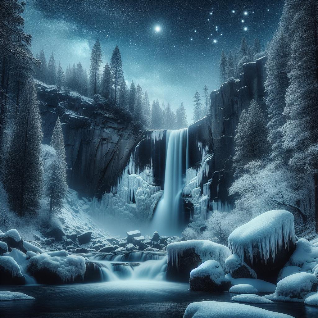 Frozen Cascade of Shadows