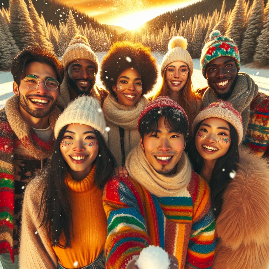 Radiant Winter Smiles