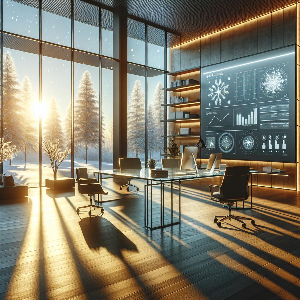Serene Snowy Innovation