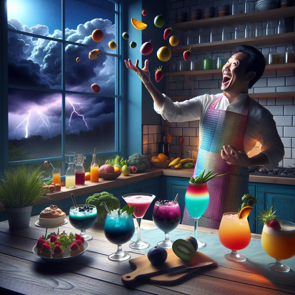 Dawn Delights Amidst Storm