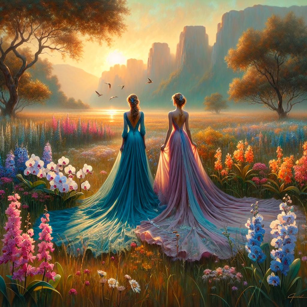 Dawn Blossoms in Gowns