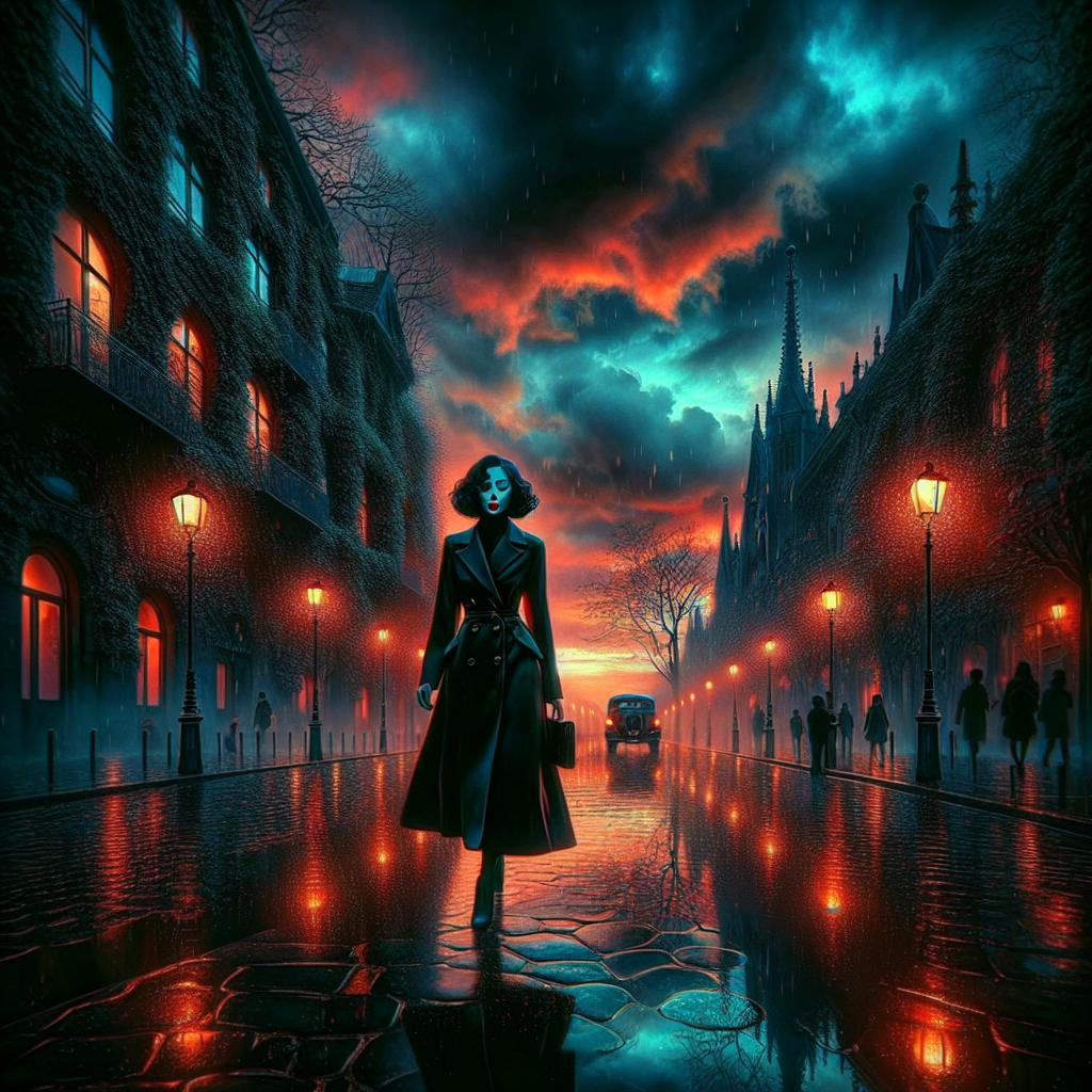 Mysterious Sunset Reflections