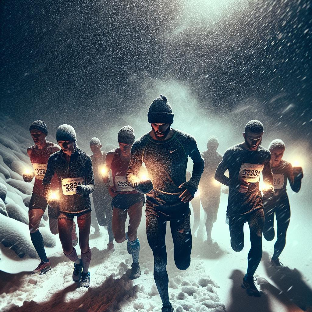 Midnight Snow Marathon Surge