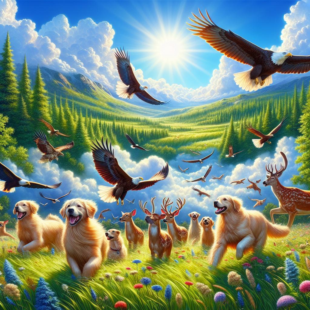 Eagles Soar Above Joyful Haven